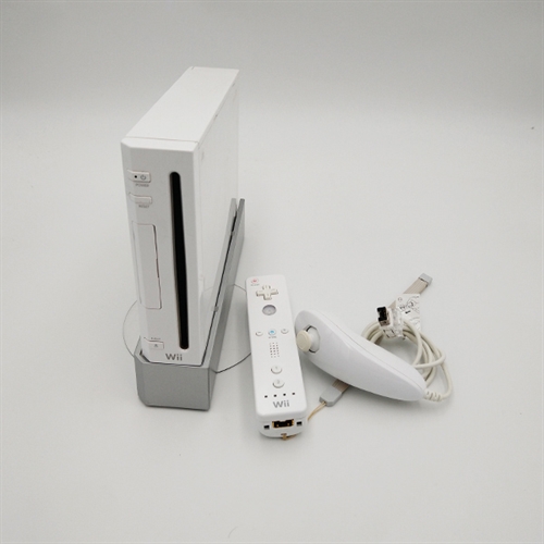 Nintendo Wii Konsol - Hvid - RVL-001 - SNR LEM106466779 (B Grade) (Genbrug)